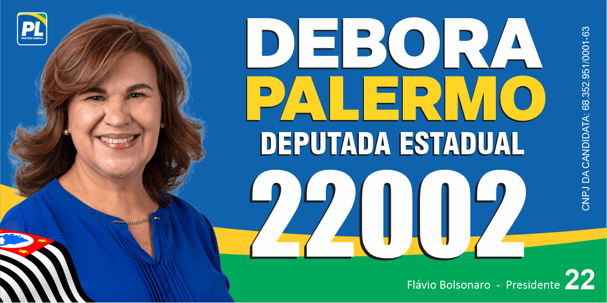Debora Palermo, candidata a deputada estadual pelo PL